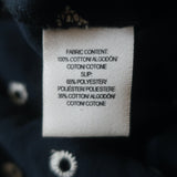 Derek Lam 10 Crosby Tassel Tie Mini Dress Navy Embroidered Cotton Size 00