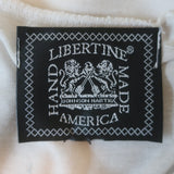 Libertine Crystal-Embellished T-Shirt Ecru Modal-Silk Jersey Size Large/Extra Large