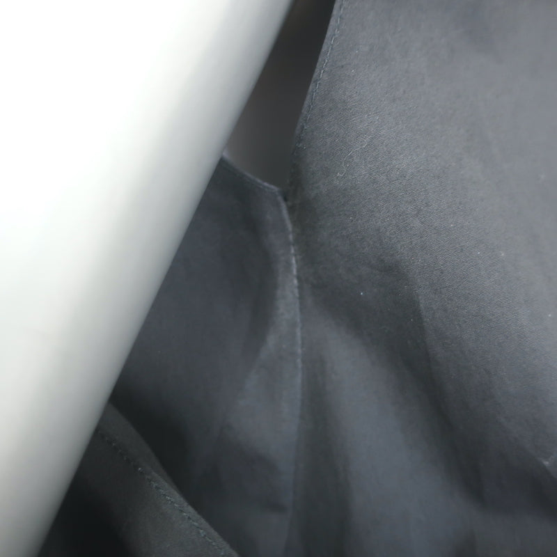 Marni Draped-Back Sleeveless Dress Black Cotton Poplin Size 42