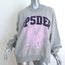 Sp5der Varsity Web Crewneck Sweatshirt Heather Grey Cotton Size Medium