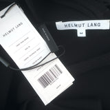 Helmut Lang Twist-Back Tank Dress Black Technical Stretch Knit Size Medium NEW
