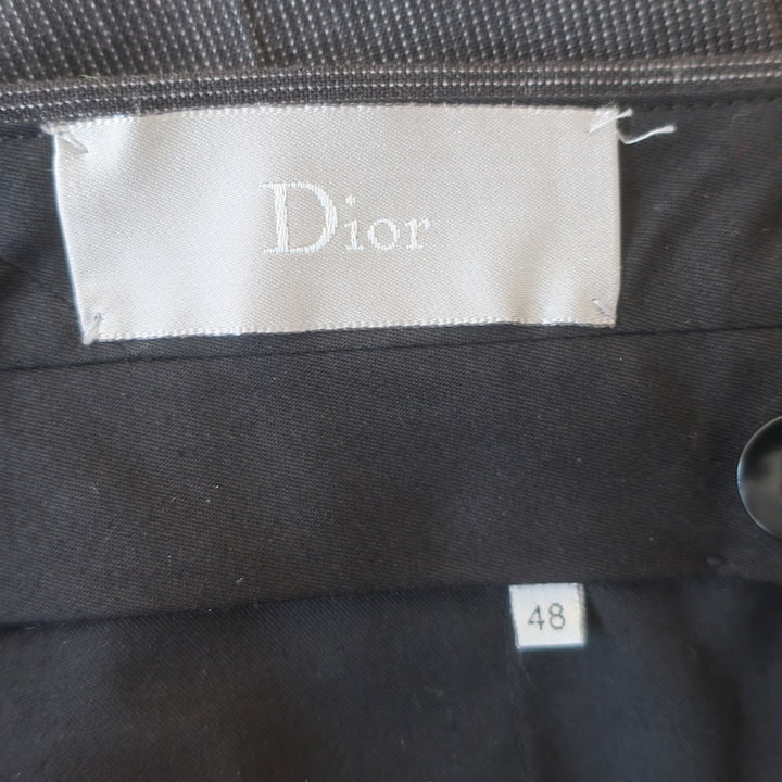 Dior Homme Slim Leg Trousers Charcoal Size 48