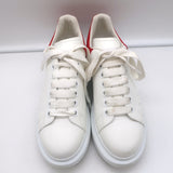 Alexander McQueen Oversized Sneakers White Leather & Red Suede Size 40