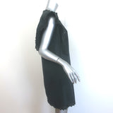 Isabel Marant Etoile Scarla Broderie Anglaise Mini Dress Black Cotton Size 38
