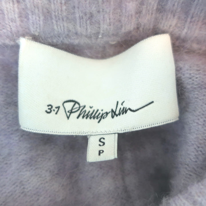 3.1 Phillip Lim Sweater Lavender Brushed Knit Size Small Crewneck Pullover