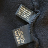 Ralph Lauren Black Label Off the Shoulder Draped Knit Top Black Wool Size Medium