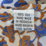 Natalie Martin Nico Sleeveless Maxi Wrap Dress Cream Floral Print Size Medium