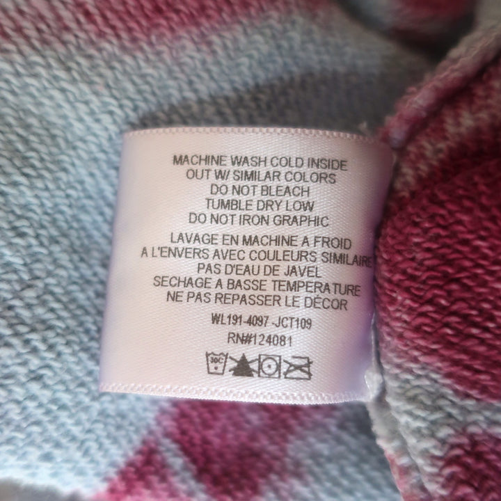 Proenza Schouler PSWL Tie Dye Hoodie Sweatshirt Blue Cotton Size Extra Small