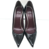 Stuart Weitzman Stuart Pumps Black Patent Leather Size 9.5 N Pointed Toe Heels