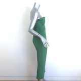 Galvan London Thalia Strapless Midi Dress Sea Green Stretch Knit Size Medium NEW