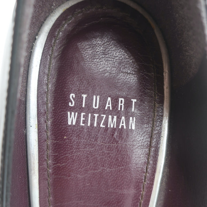 Stuart Weitzman Stuart Pumps Black Patent Leather Size 9.5 N Pointed Toe Heels
