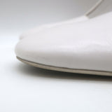 Marsell Distesa T-Strap Ballet Flats White Leather Size 40