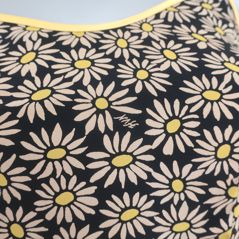 HVN Slip Dress Susan Daisy Print Silk Size 0