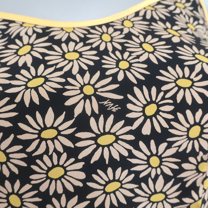 HVN Slip Dress Susan Daisy Print Silk Size 0