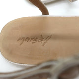 Marsell Distesa T-Strap Ballet Flats White Leather Size 40