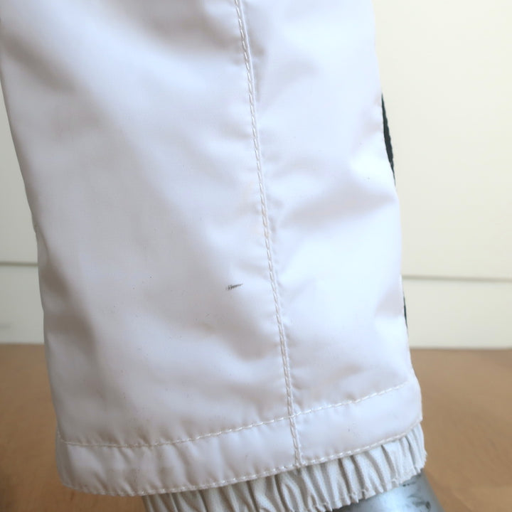 KRU Side-Stripe Ski Pants White Size Large