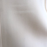 KHAITE Pintucked Cropped High Rise Trousers Ecru Size 8