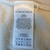 By Malene Birger Kassira Wrap Poncho Sweater Ivory Wool-Yak One Size