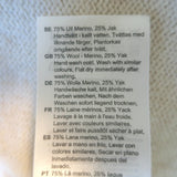 By Malene Birger Kassira Wrap Poncho Sweater Ivory Wool-Yak One Size