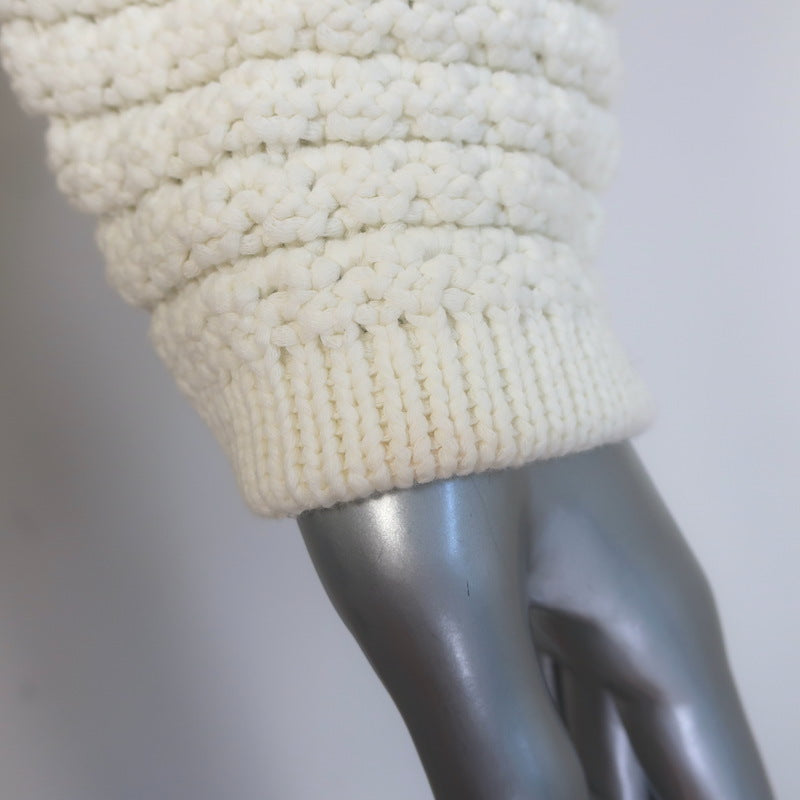 ba&amp;sh Gaspard Crochet Knit Cardigan Ecru Cotton-Blend Size 3