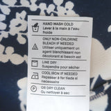 Vince Arboretum Top Navy/Cream Floral Satin Size Small Cap Sleeve Blouse NEW