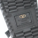 Valentino Rockstud Nylon Double Strap Espadrille Sandals Black Size 38 NEW