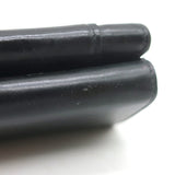 Balenciaga Hourglass Mini Trifold Wallet Black Leather