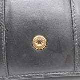Balenciaga Hourglass Mini Trifold Wallet Black Leather