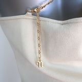 Nanushka Inna Chain Strap Tank Top Cream Stretch Knit Size Medium NEW