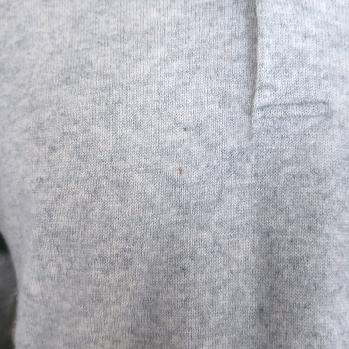 Ralph Lauren Cashmere Polo Sweater Heather Gray Size Medium