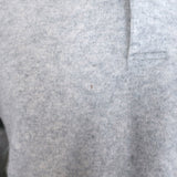 Ralph Lauren Cashmere Polo Sweater Heather Gray Size Medium