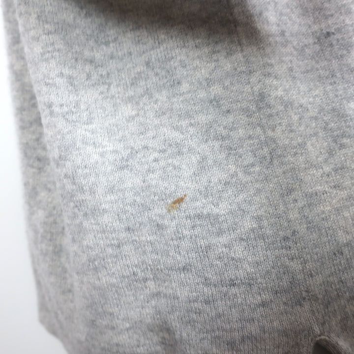 Oats Cashmere Short Sleeve Sweater Light Gray Melange Size Extra Small