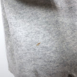 Oats Cashmere Short Sleeve Sweater Light Gray Melange Size Extra Small