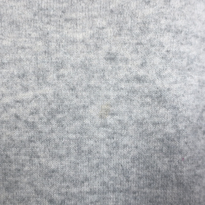 Oats Cashmere Short Sleeve Sweater Light Gray Melange Size Extra Small