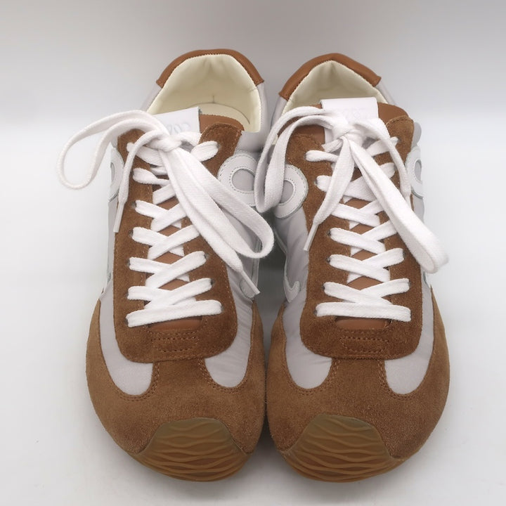 Loewe Ballet Runner 2.0 Sneakers Brown Suede &amp; Gray Nylon Size 39