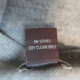 Oats Cashmere Short Sleeve Sweater Light Gray Melange Size Extra Small