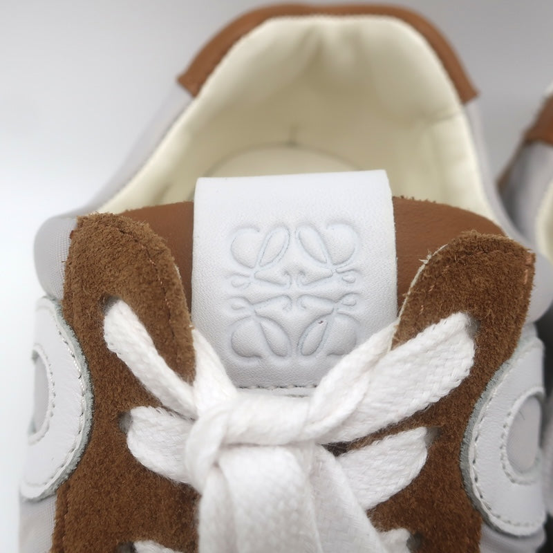 Loewe Ballet Runner 2.0 Sneakers Brown Suede &amp; Gray Nylon Size 39