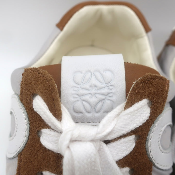 Loewe Ballet Runner 2.0 Sneakers Brown Suede &amp; Gray Nylon Size 39