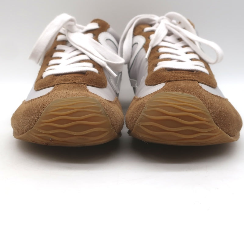 Loewe Ballet Runner 2.0 Sneakers Brown Suede &amp; Gray Nylon Size 39