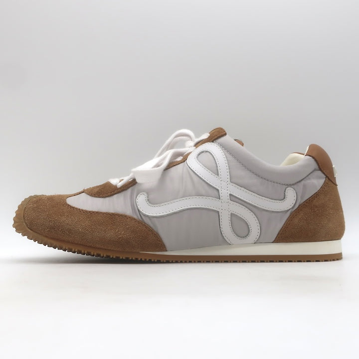 Loewe Ballet Runner 2.0 Sneakers Brown Suede &amp; Gray Nylon Size 39