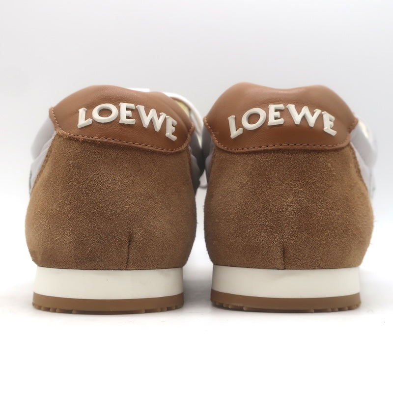 Loewe Ballet Runner 2.0 Sneakers Brown Suede &amp; Gray Nylon Size 39
