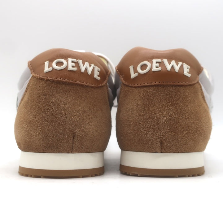 Loewe Ballet Runner 2.0 Sneakers Brown Suede &amp; Gray Nylon Size 39