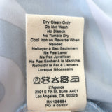 L'Agence Addison Shirt Dress Blue Printed Stretch Jersey Size Small NEW