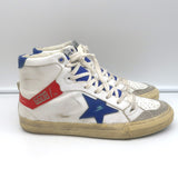 Golden Goose 2.12 High Top Sneakers White Leather Size 37