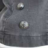 L'Agence Dolly Crop Blazer Washed Black Size Small Double Breasted Jacket