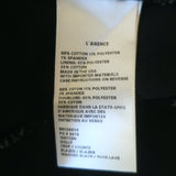 L'Agence Dolly Crop Blazer Washed Black Size Small Double Breasted Jacket