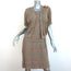 Vintage Missoni Dress with Matching Cardigan Multicolor Chevron Knit Size Small