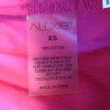 Alexis Raissa Eyelet-Embroidered Tiered Midi Dress Pink Cotton Size Extra Small