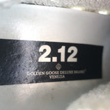 Golden Goose 2.12 High Top Sneakers White Leather Size 37