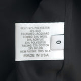 Proenza Schouler Sleeveless Mini Dress Blue Silk Jacquard Size 0